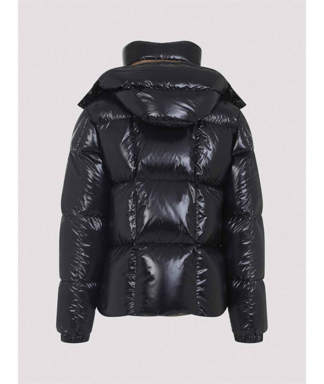 MONCLER Черная полиамидовая куртка, фото 2