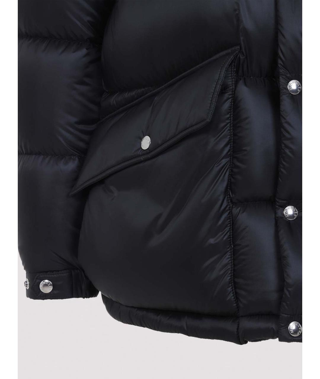 MONCLER Черная полиамидовая парка, фото 3
