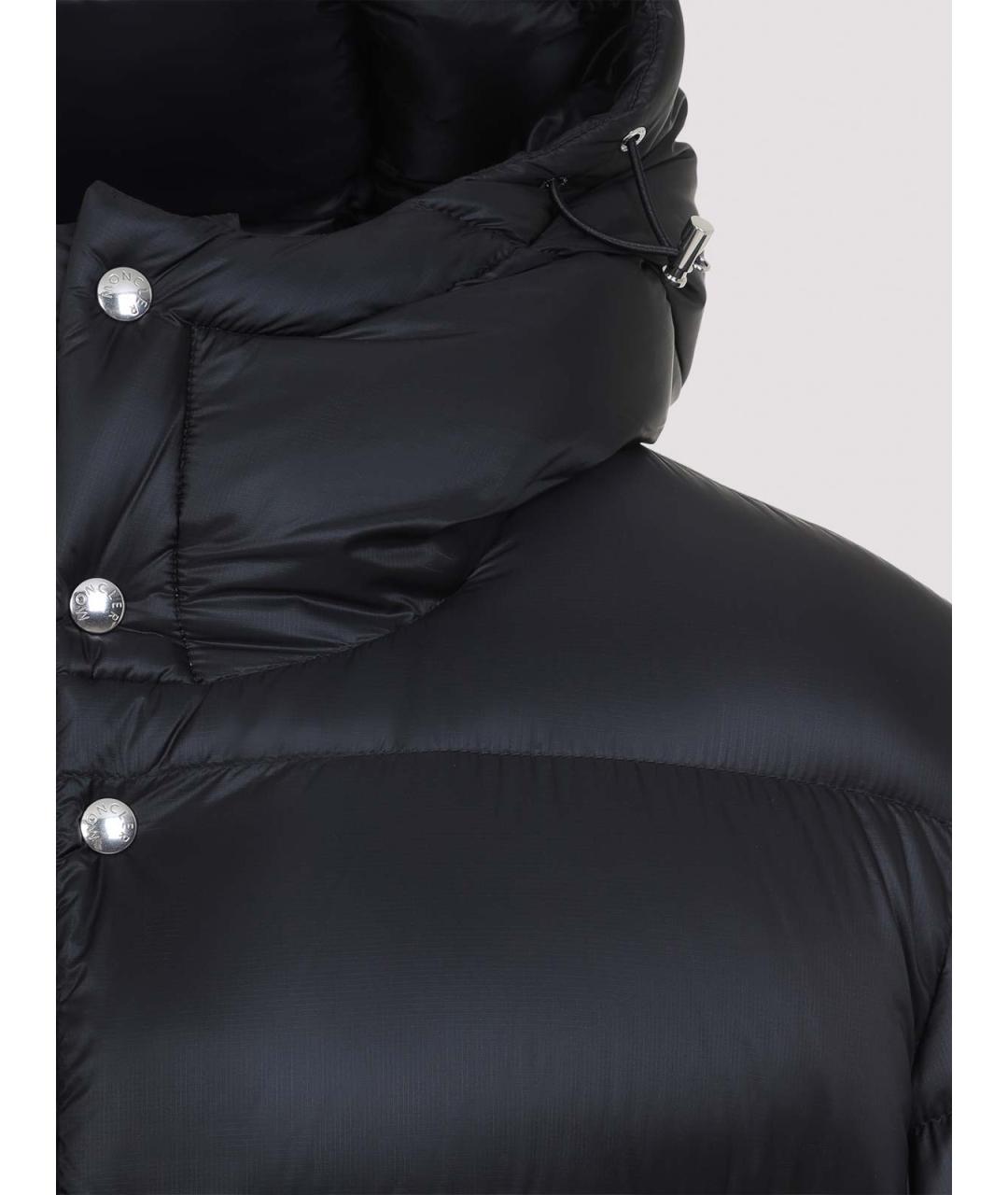 MONCLER Черная полиамидовая парка, фото 4