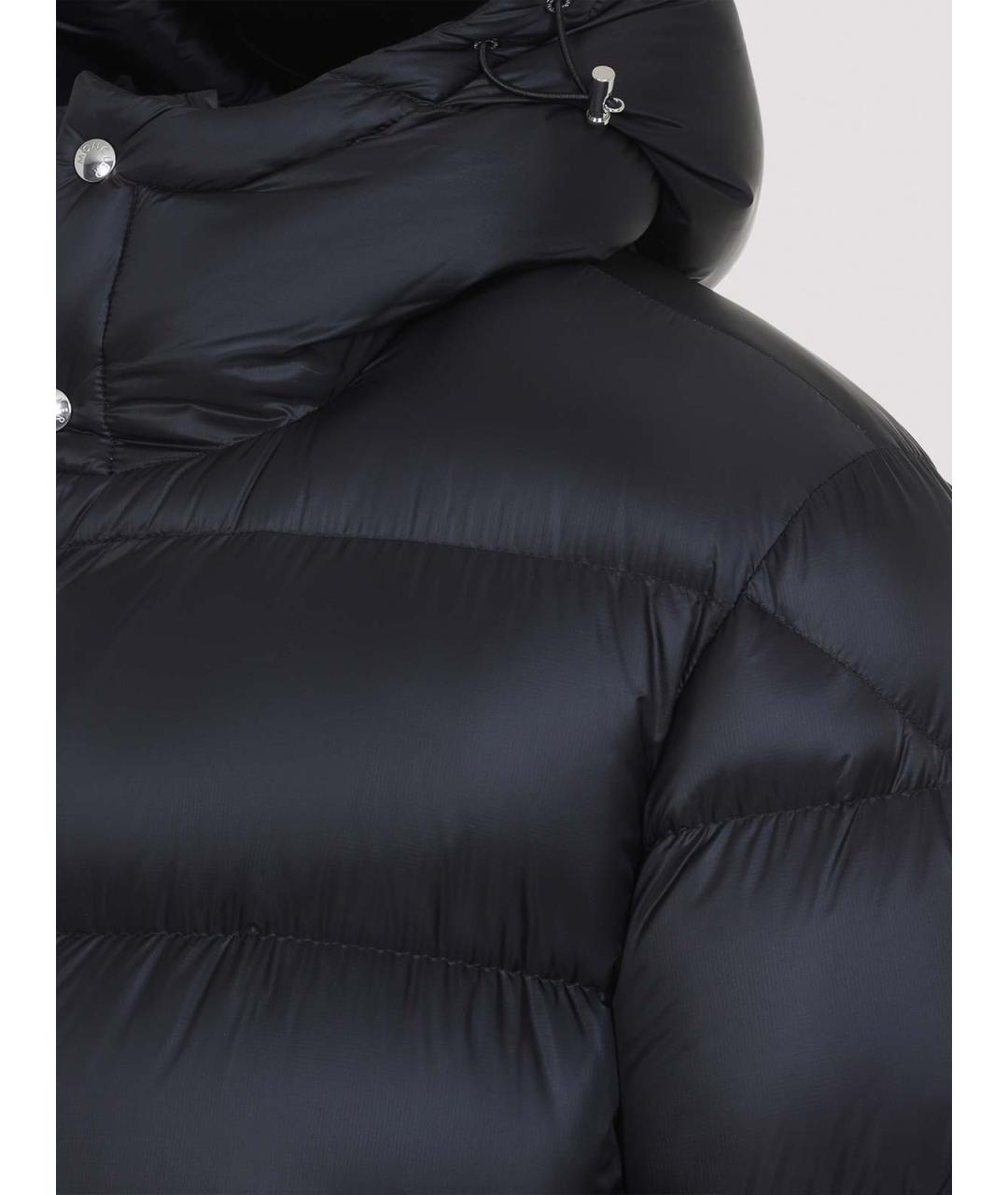 MONCLER Черная полиамидовая парка, фото 5