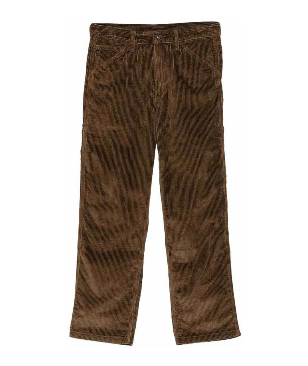LEVI'S Коричневые хлопковые повседневные брюки, фото 1