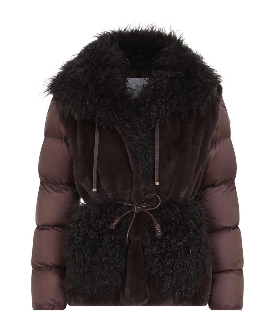 MONCLER Бежевый пуховик, фото 1