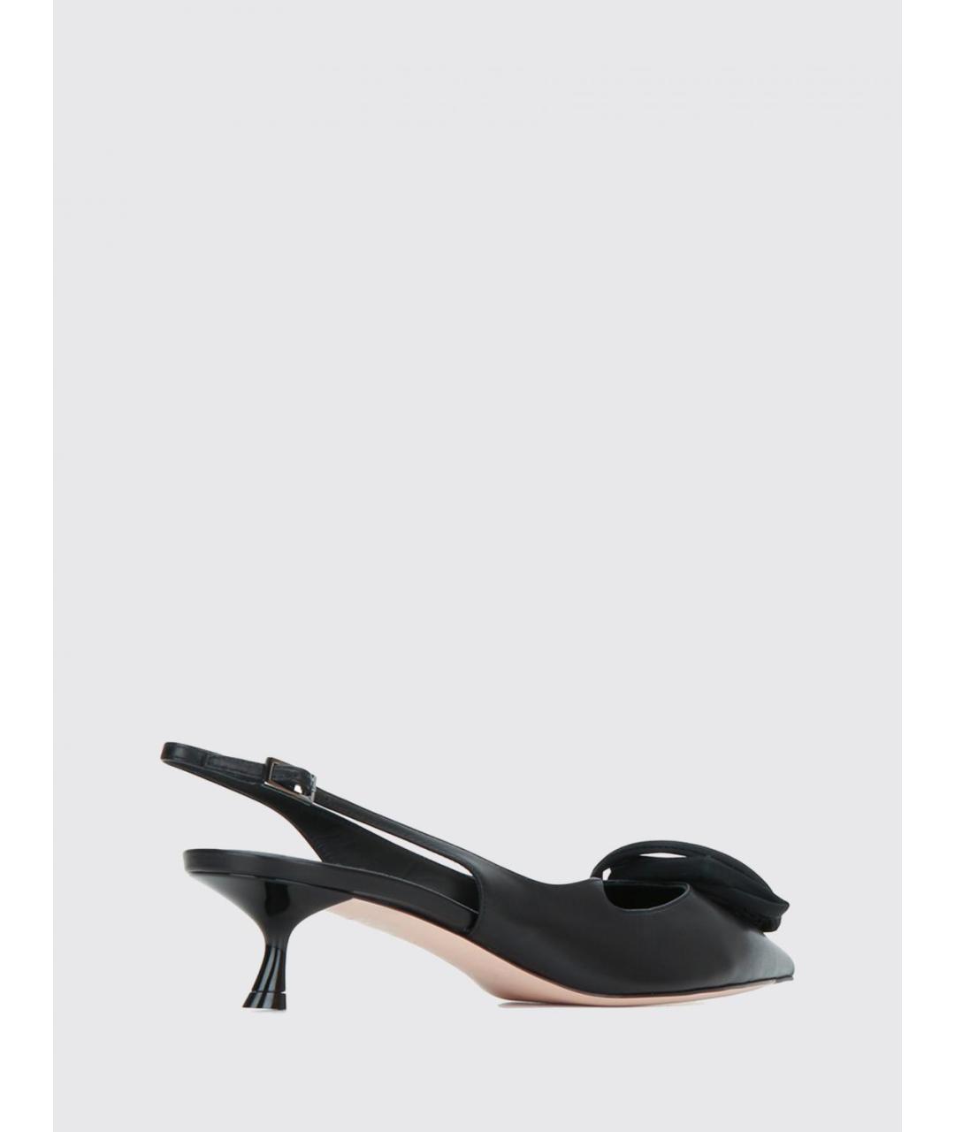 ROGER VIVIER Черные кожаные туфли, фото 3