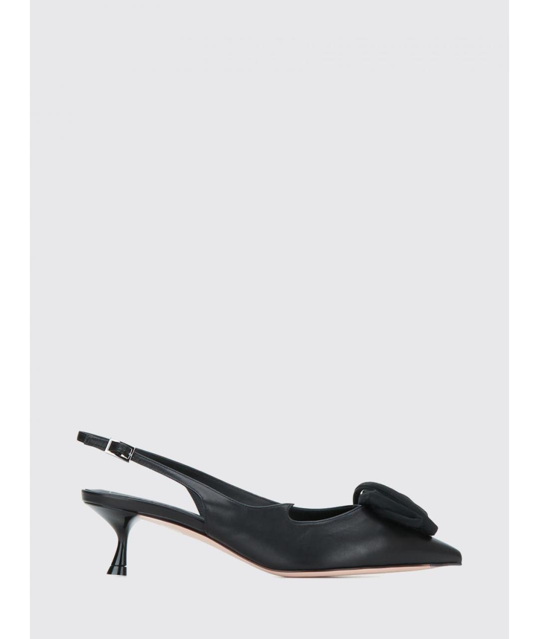 ROGER VIVIER Черные кожаные туфли, фото 4