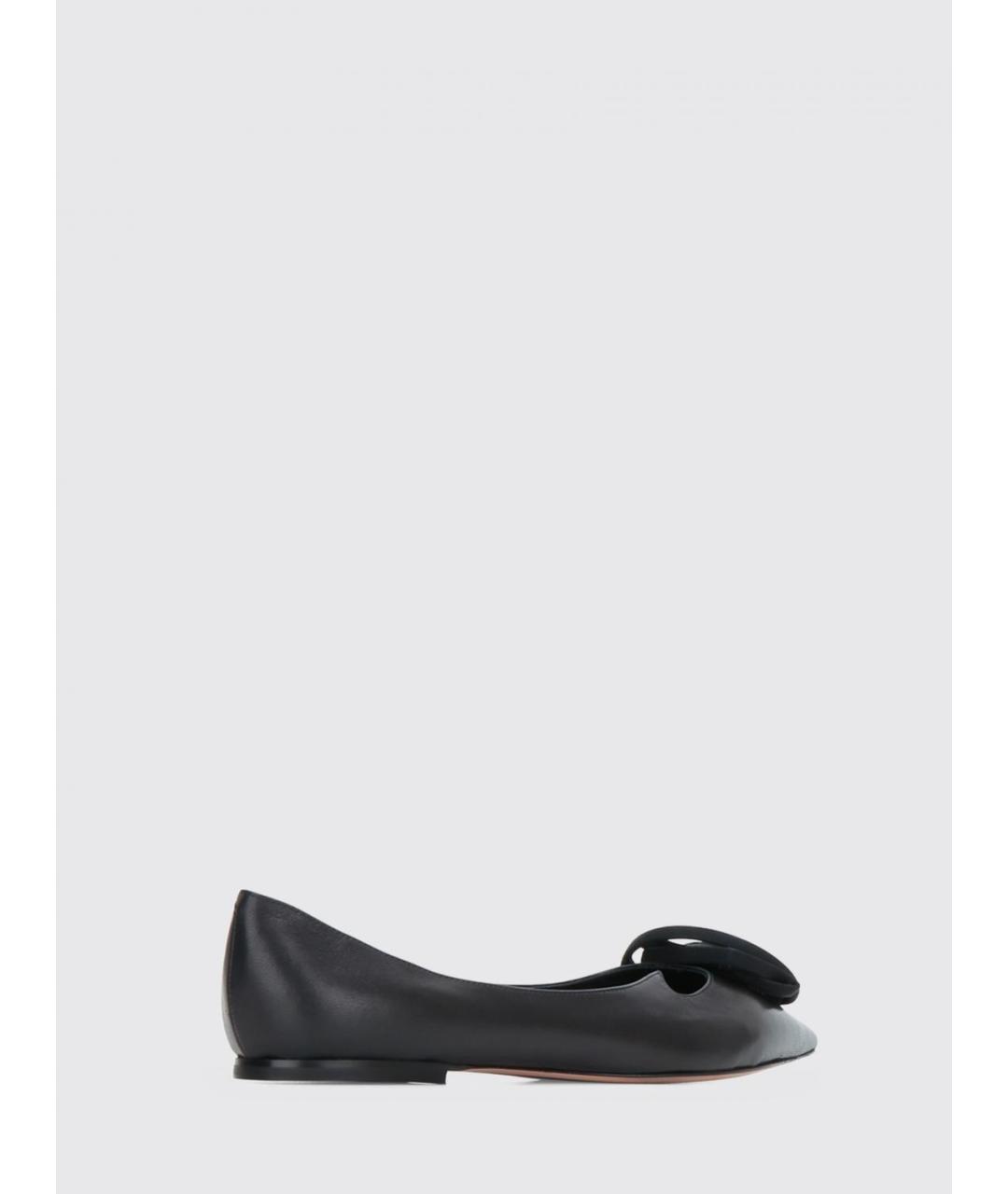 ROGER VIVIER Черные кожаные балетки, фото 3