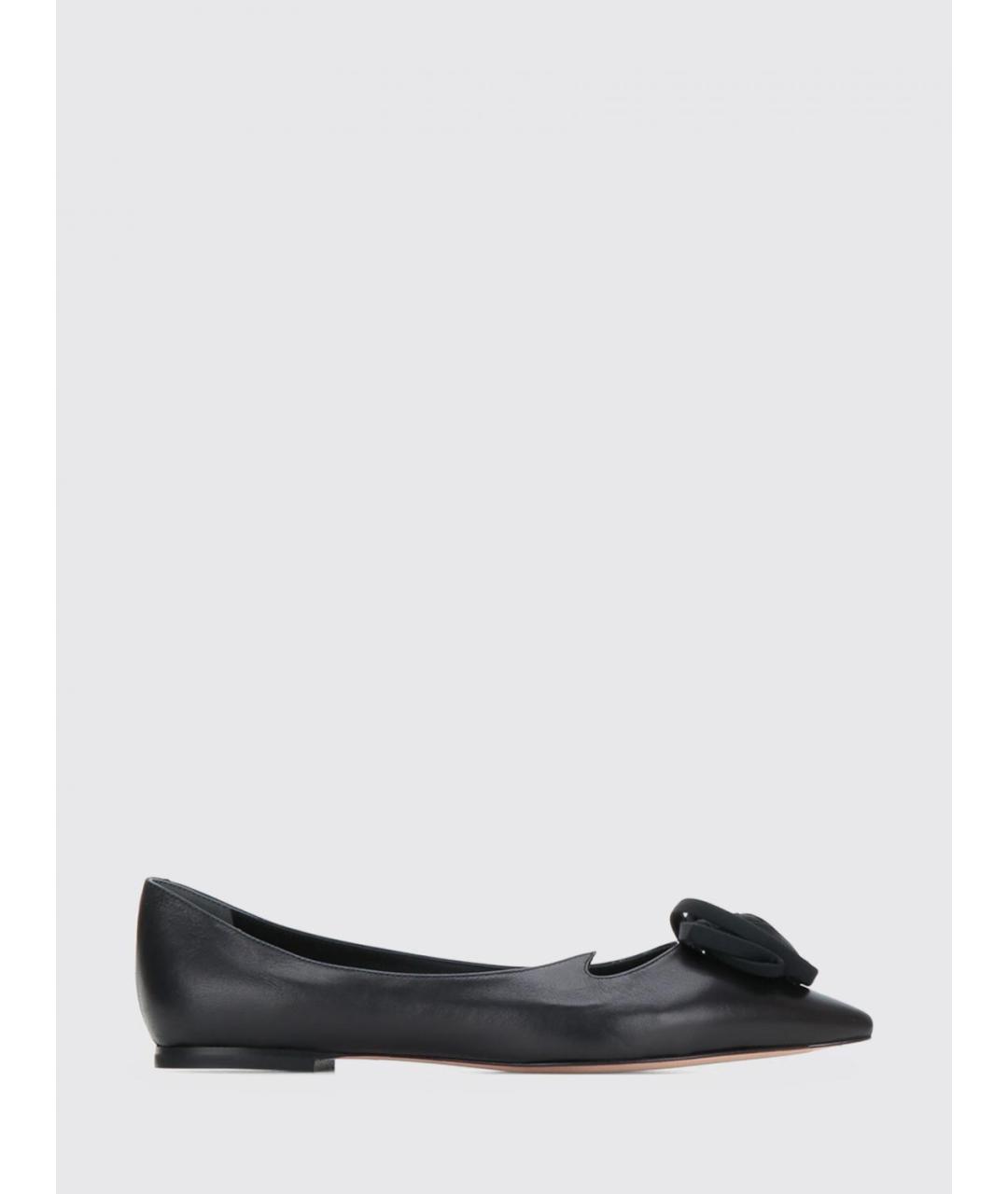 ROGER VIVIER Черные кожаные балетки, фото 4