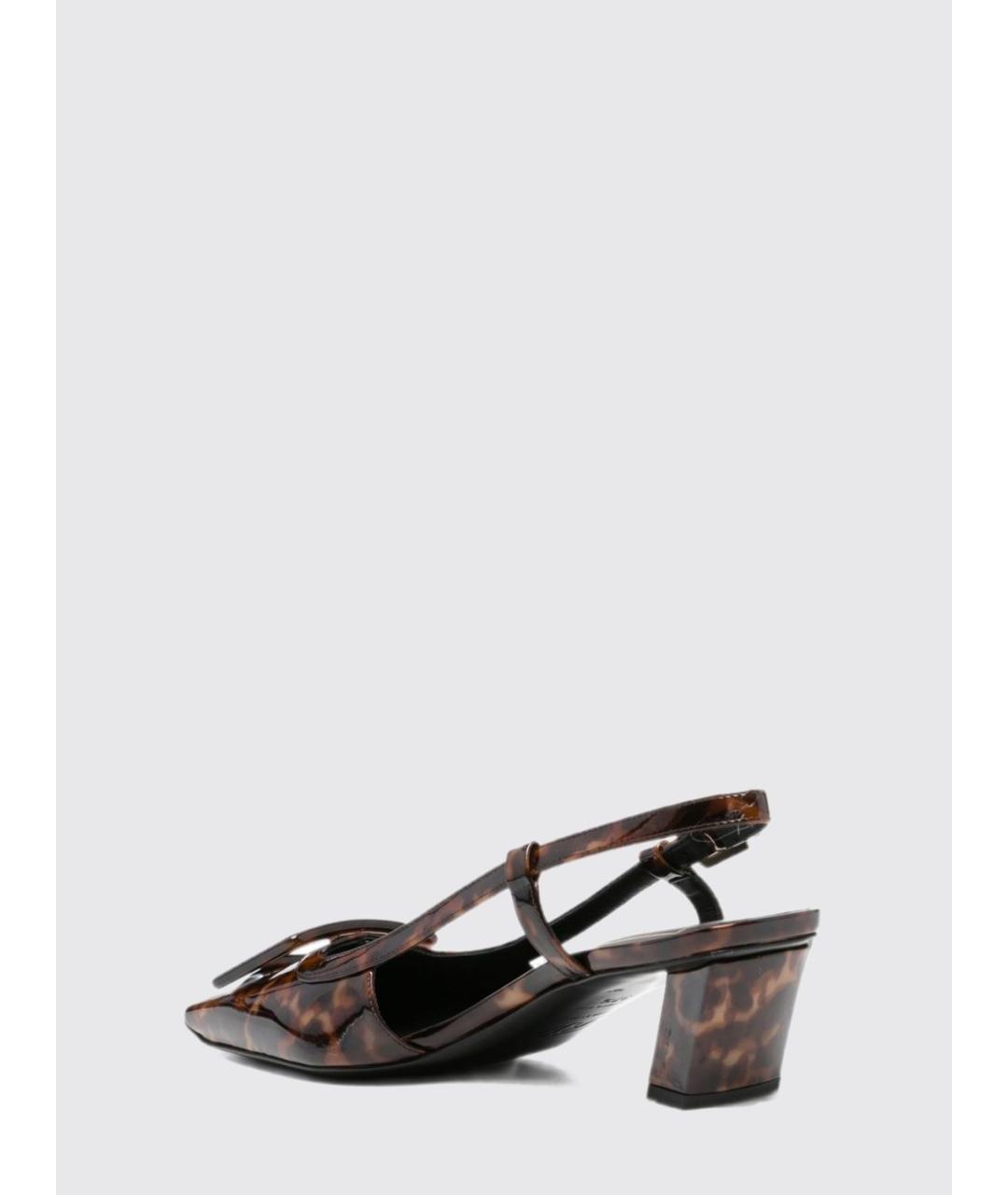 ROGER VIVIER Коричневые туфли из лакированной кожи, фото 3