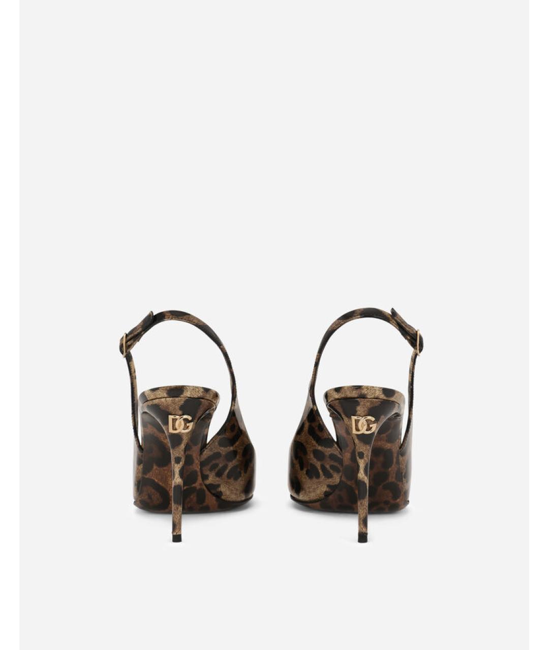 DOLCE&GABBANA Мульти туфли из лакированной кожи, фото 4
