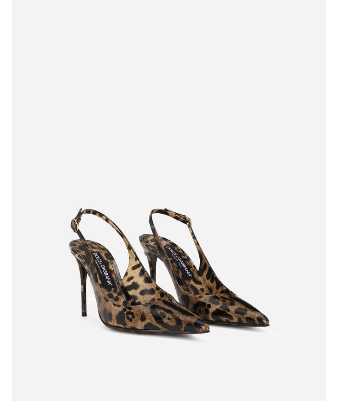 DOLCE&GABBANA Мульти туфли из лакированной кожи, фото 2