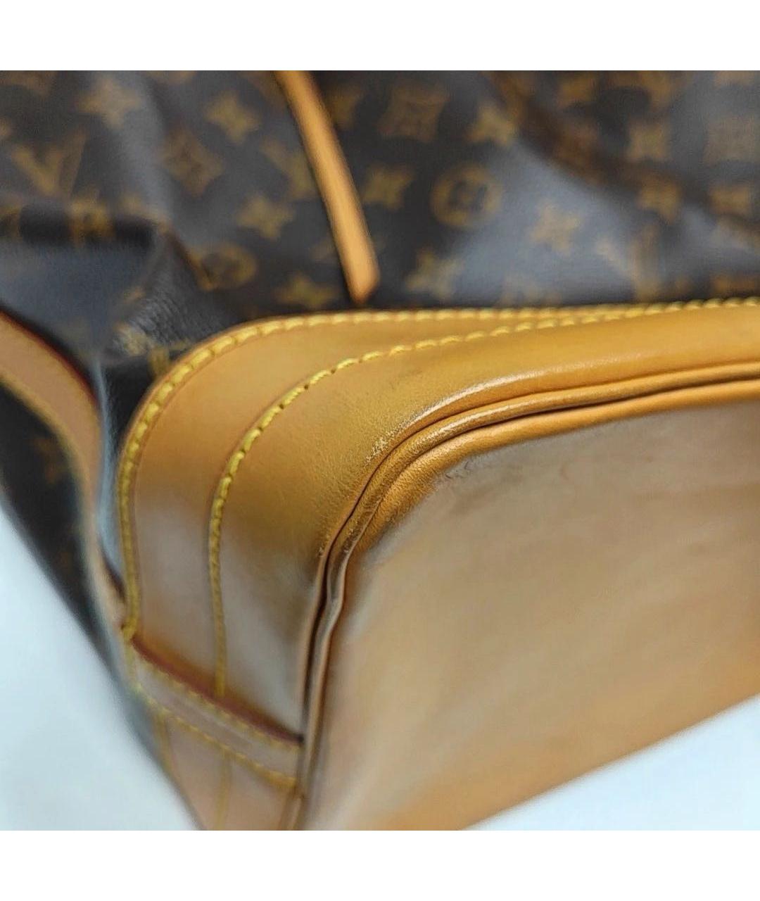 LOUIS VUITTON Коричневая сумка через плечо из канвы, фото 8