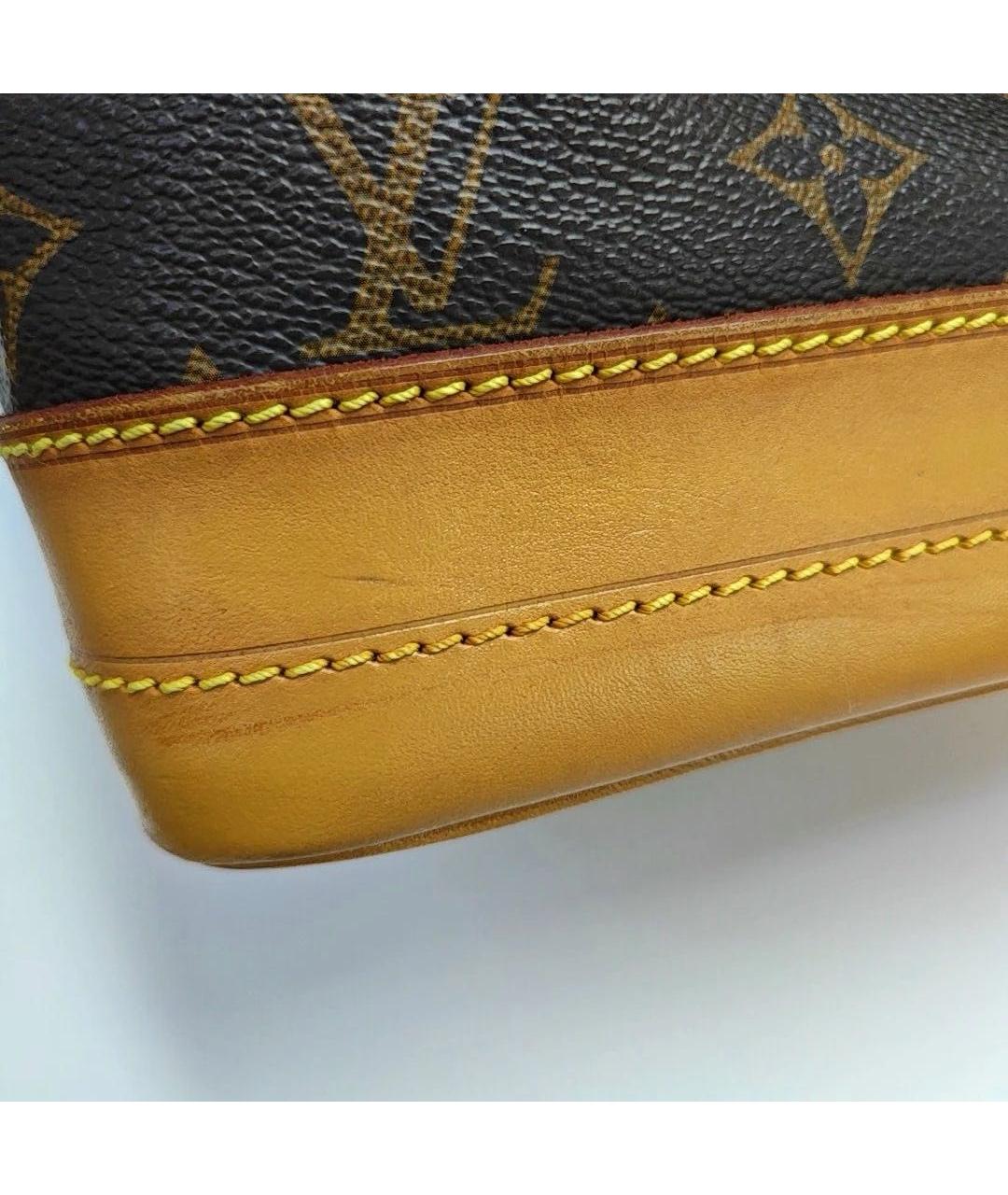LOUIS VUITTON Коричневая сумка через плечо из канвы, фото 6