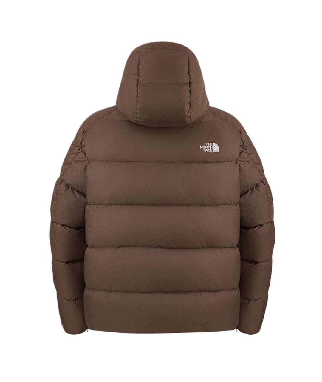 THE NORTH FACE Коричневый пуховик, фото 2