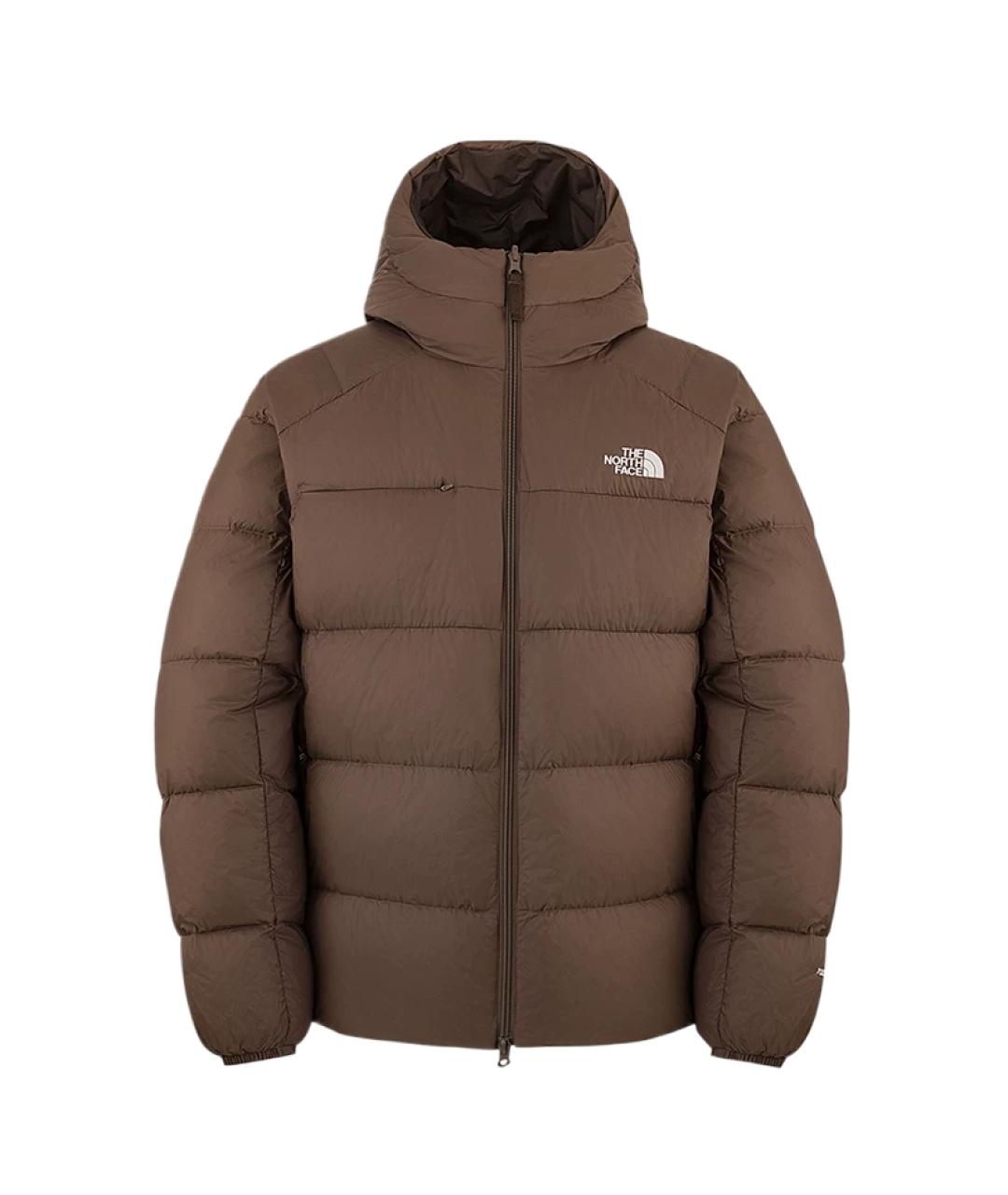 THE NORTH FACE Коричневый пуховик, фото 1