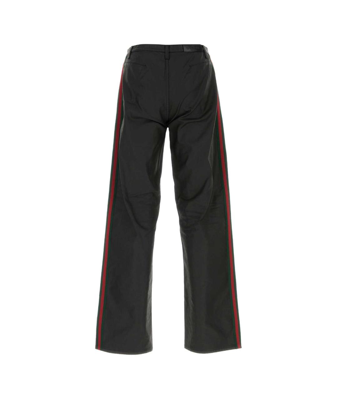 GUCCI Черные хлопко-эластановые прямые джинсы, фото 2