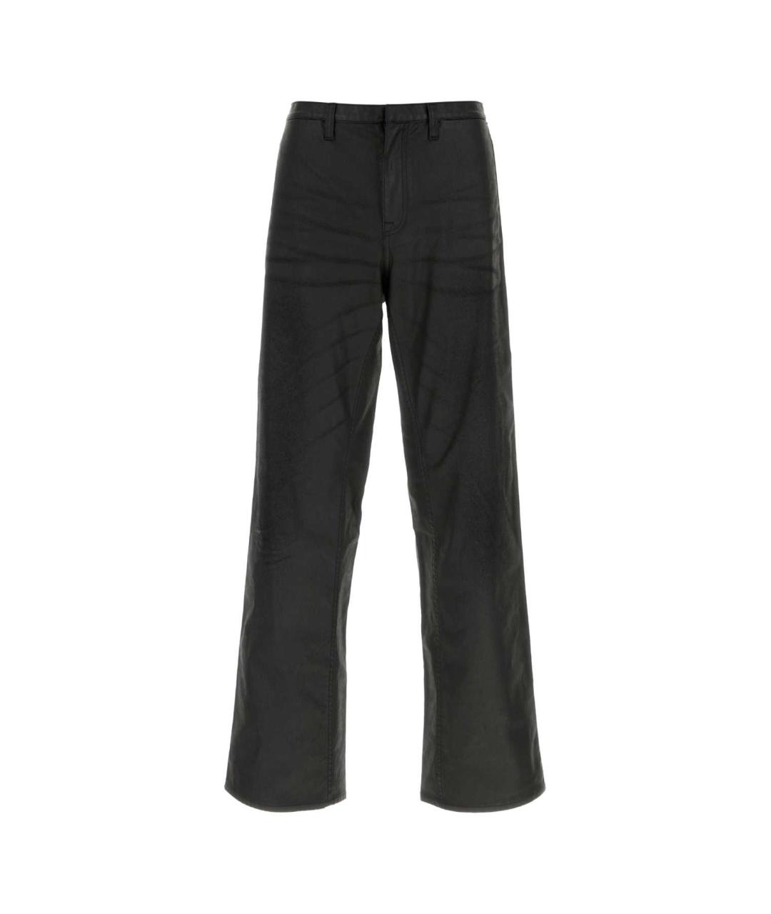 GUCCI Черные хлопко-эластановые прямые джинсы, фото 3