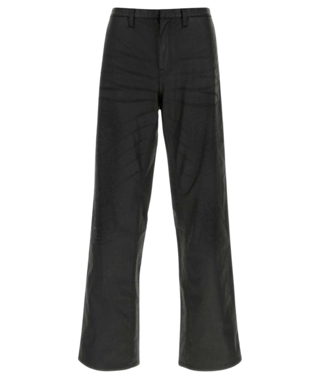 GUCCI Черные хлопко-эластановые прямые джинсы, фото 1