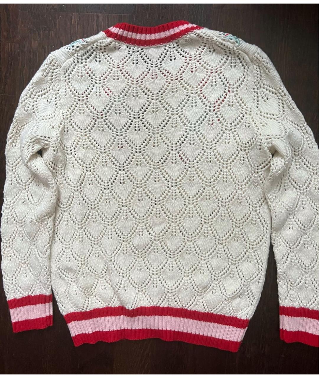 MAJE Белый шерстяной джемпер / свитер, фото 3