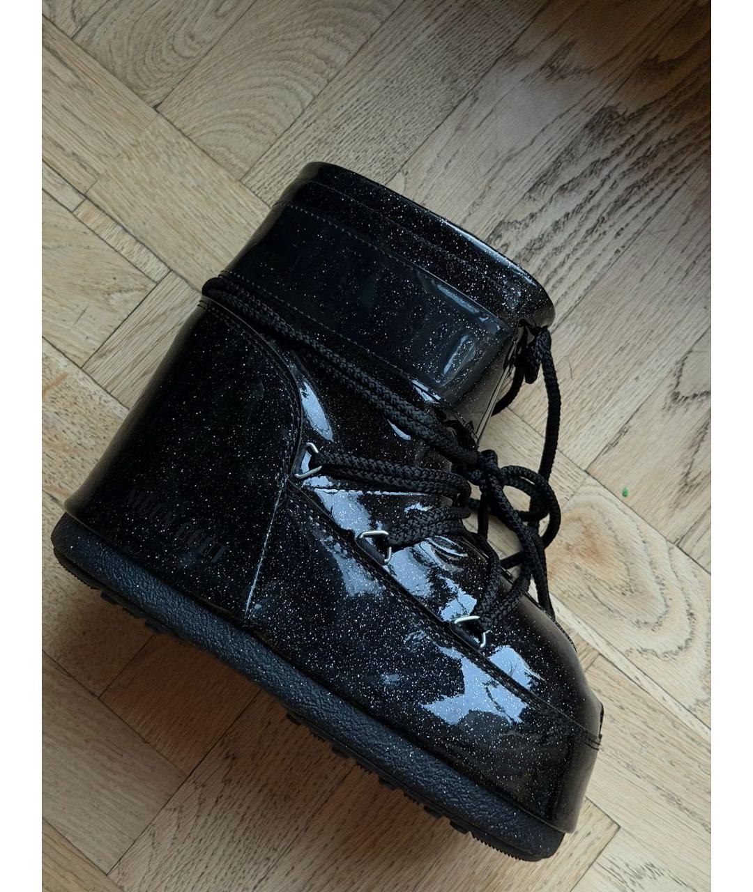 MOON BOOT Черные синтетические полусапоги, фото 6