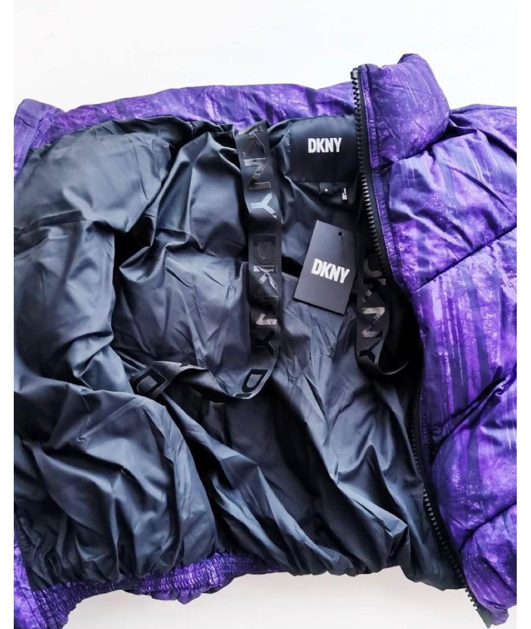 DKNY Фиолетовая полиэстеровая куртка, фото 2
