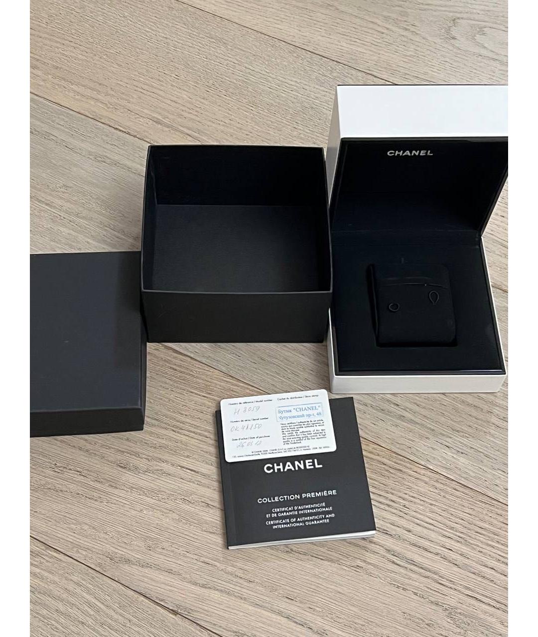 CHANEL Белые керамические часы, фото 4