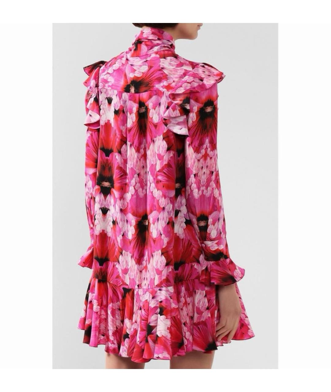 ALEXANDER MCQUEEN Розовое вечернее платье, фото 2