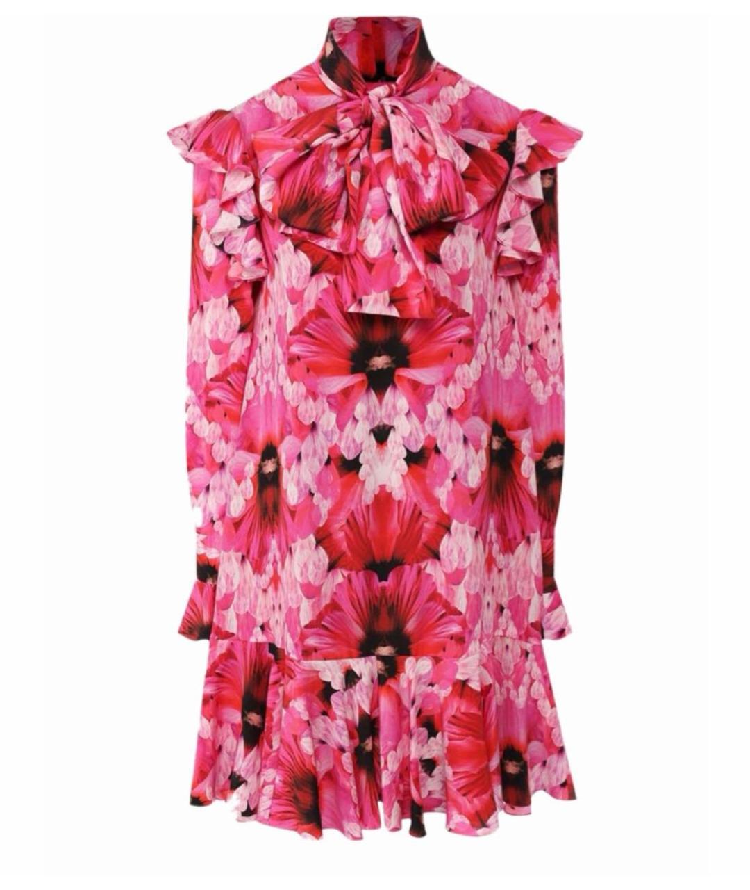 ALEXANDER MCQUEEN Розовое вечернее платье, фото 7
