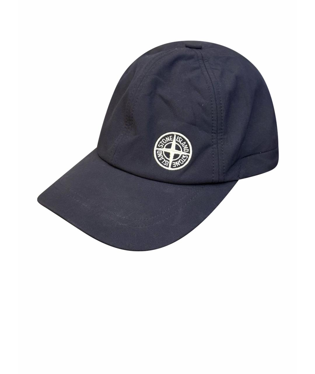 STONE ISLAND Темно-синяя кепка/бейсболка, фото 1