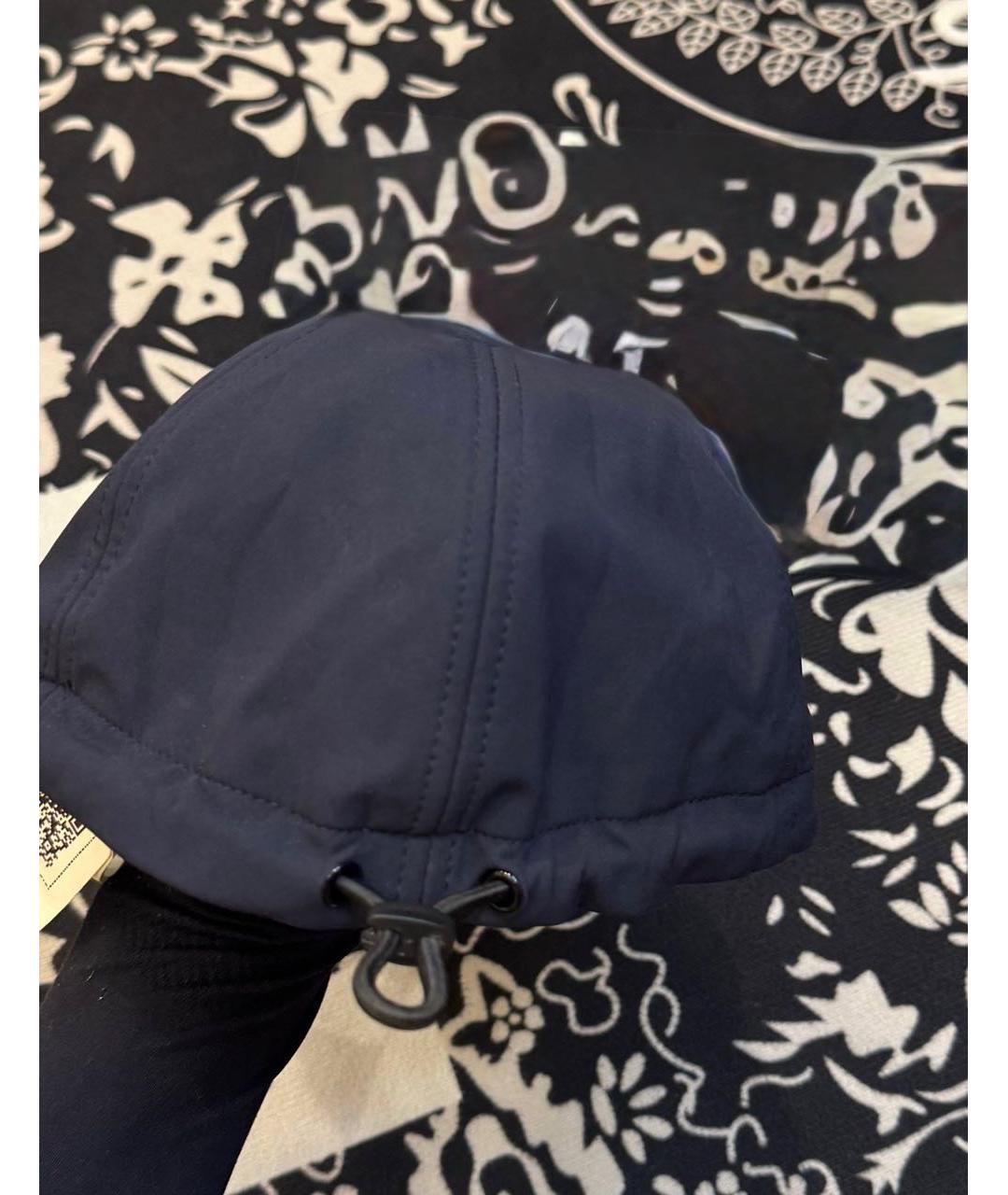 STONE ISLAND Темно-синяя кепка/бейсболка, фото 2