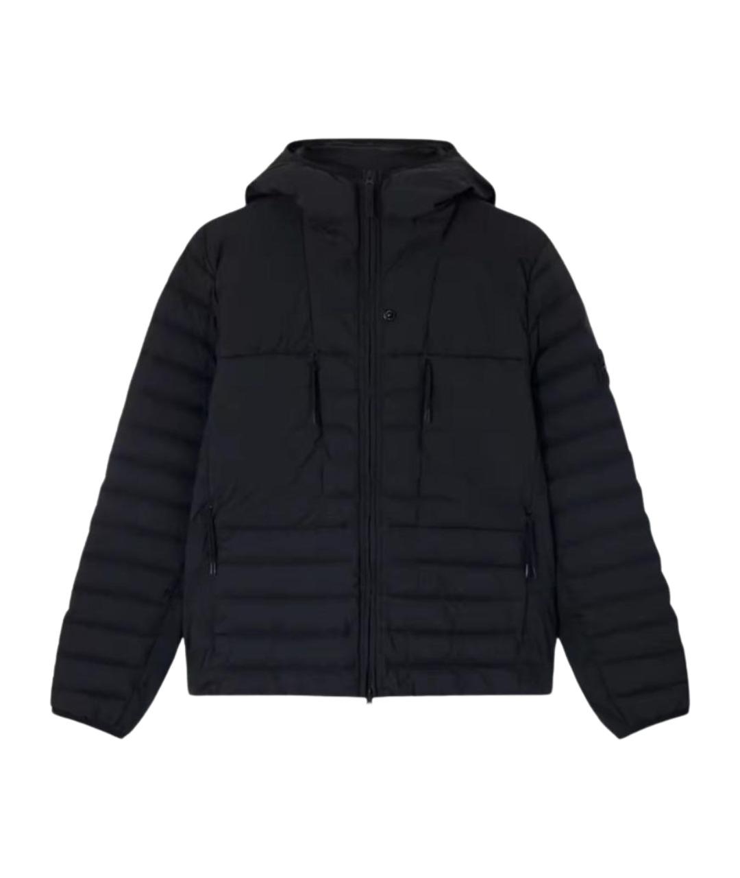 STONE ISLAND Черная нейлоновая куртка, фото 1