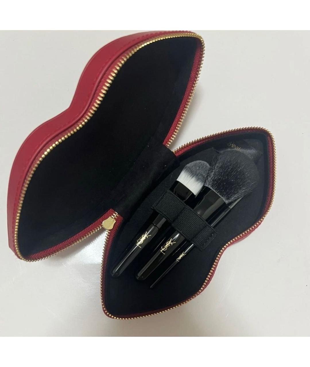 YVES SAINT LAURENT BEAUTY Красная косметичка из искусственной кожи, фото 4