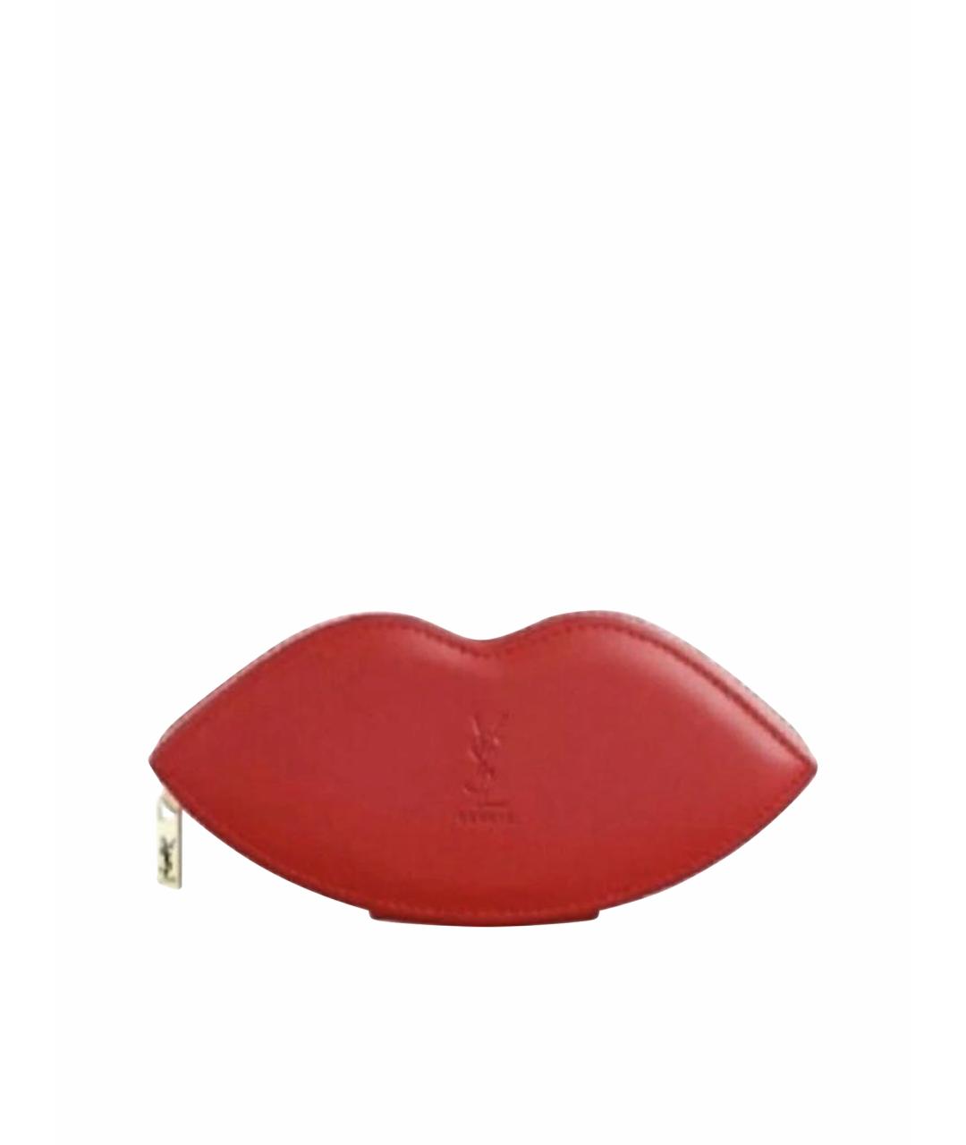 YVES SAINT LAURENT BEAUTY Красная косметичка из искусственной кожи, фото 1