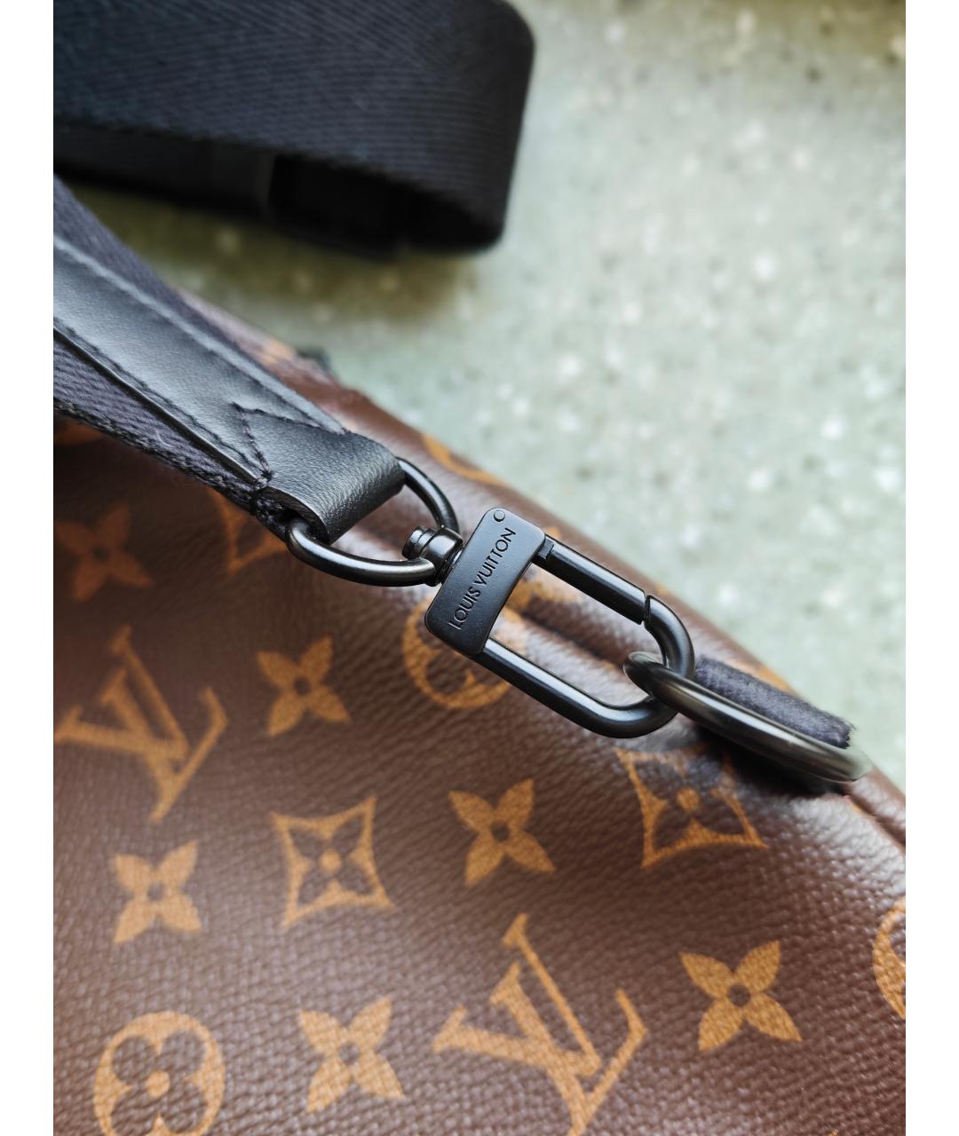 LOUIS VUITTON Коричневая сумка на плечо из канвы, фото 6