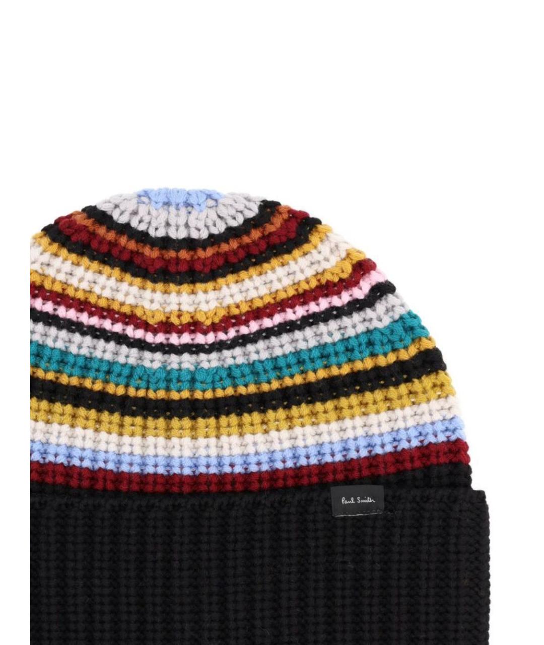 PAUL SMITH Черная шапка, фото 2