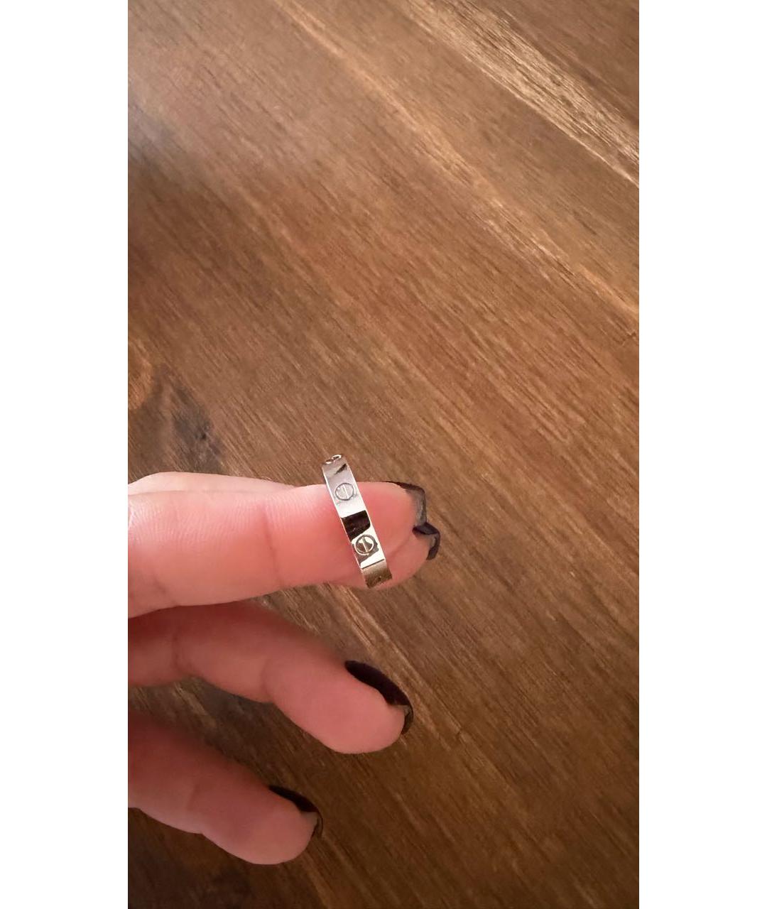CARTIER Белое кольцо из белого золота, фото 2