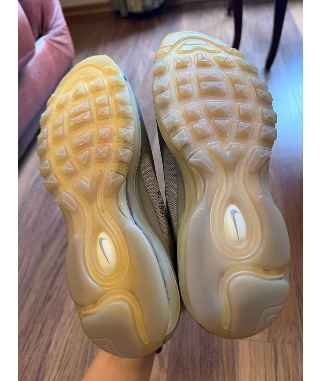 NIKE X OFF-WHITE Серые текстильные кроссовки, фото 7