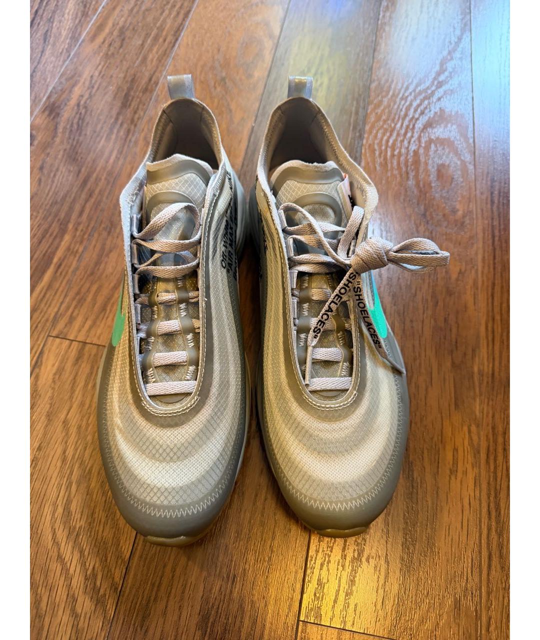 NIKE X OFF-WHITE Серые текстильные кроссовки, фото 2