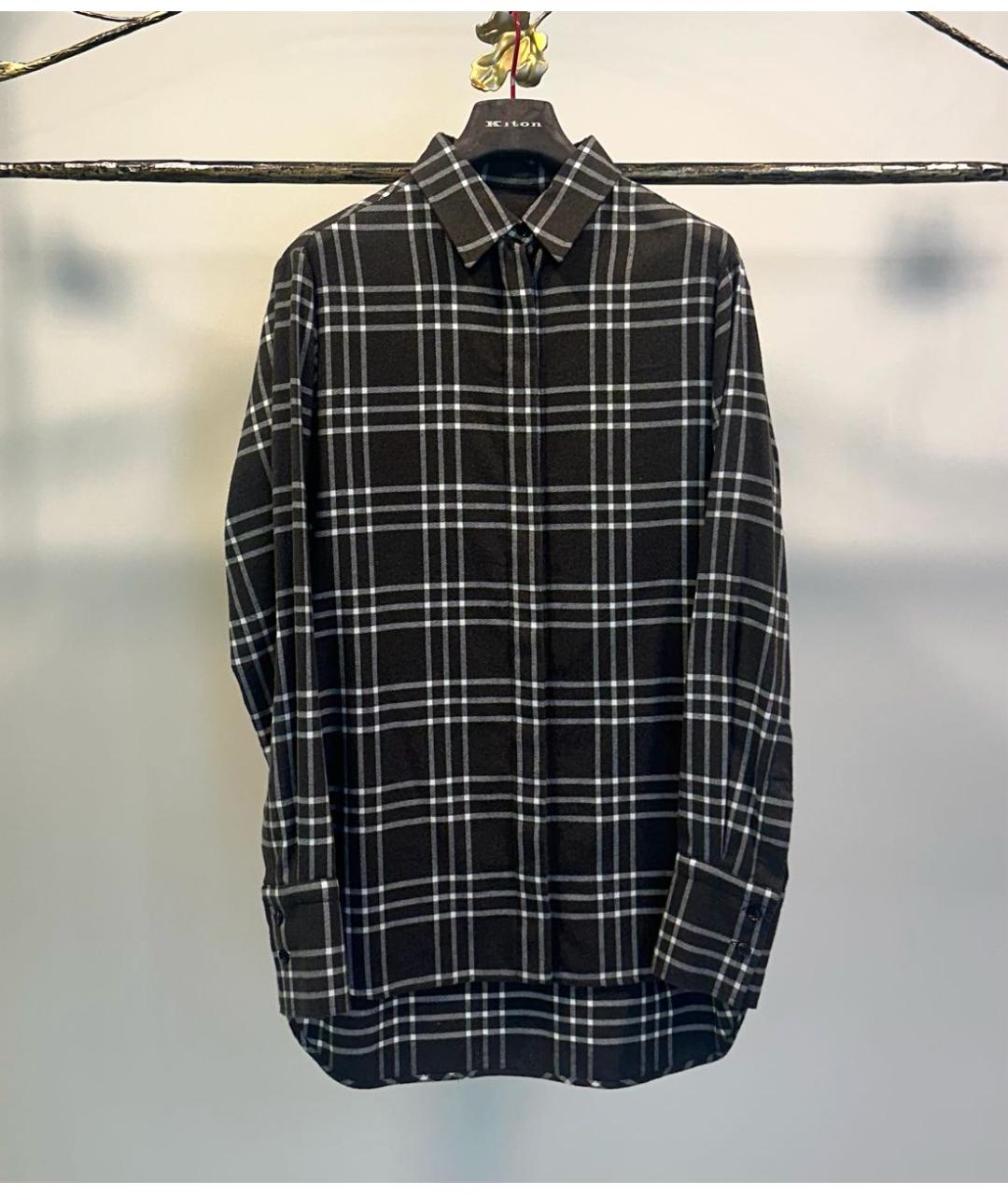 KITON Коричневая хлопковая рубашка, фото 5