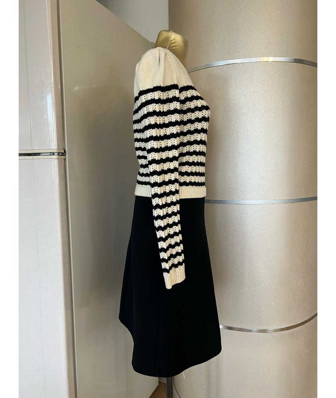 VALENTINO Мульти шерстяное повседневное платье, фото 5