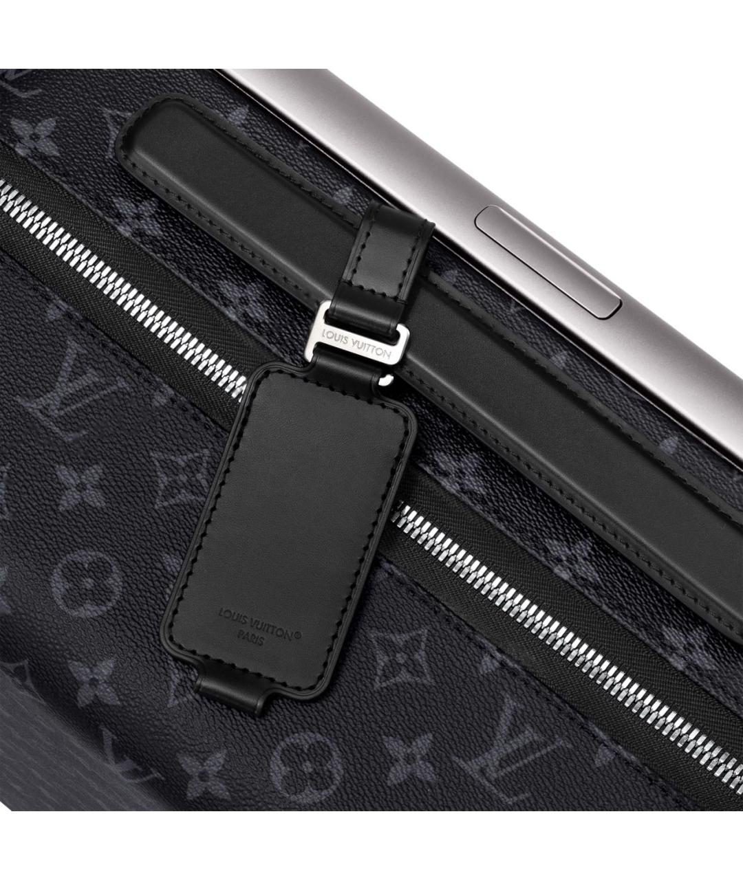 LOUIS VUITTON Черный чемодан из канвы, фото 4