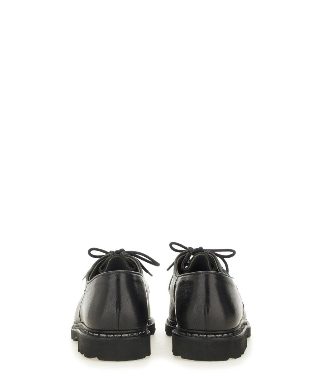 PARABOOT Черные кожаные низкие ботинки, фото 5
