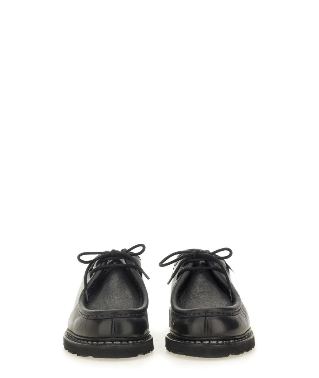 PARABOOT Черные кожаные низкие ботинки, фото 6