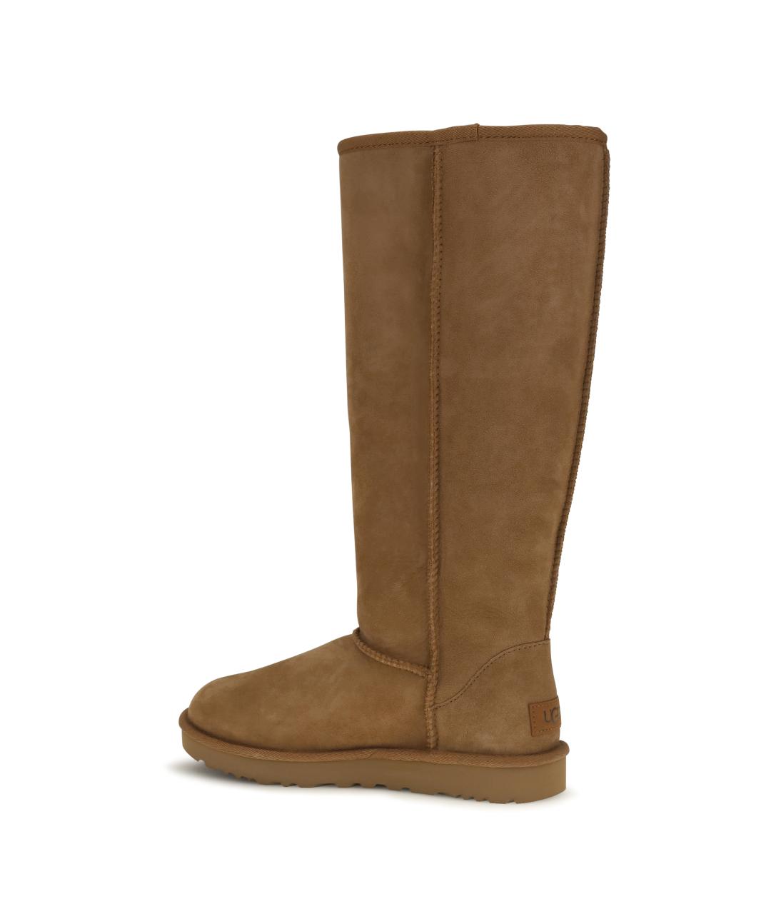 UGG Коричневые замшевые сапоги, фото 3