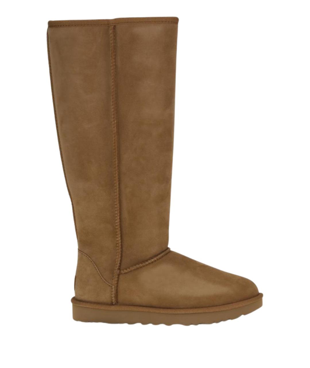UGG Коричневые замшевые сапоги, фото 1
