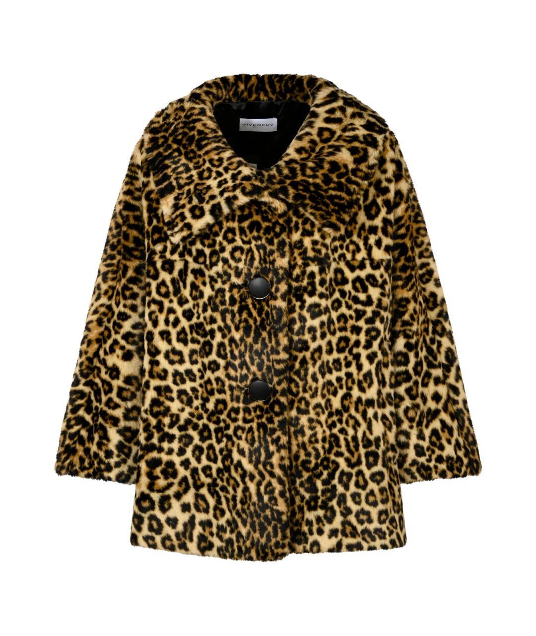 GIVENCHY Бежевое полиэстеровое пальто, фото 7