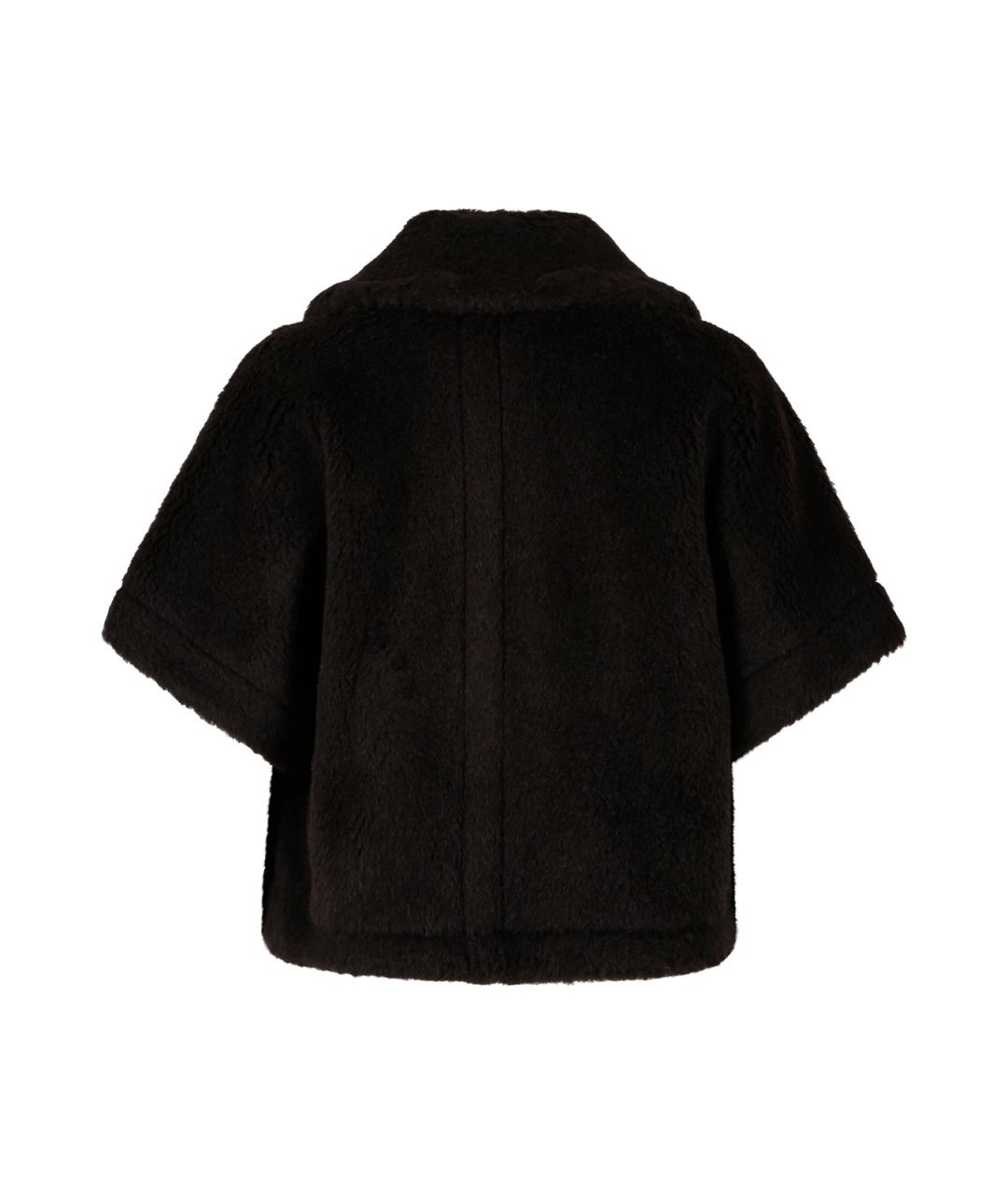 MAX MARA Коричневое шерстяное пальто, фото 2