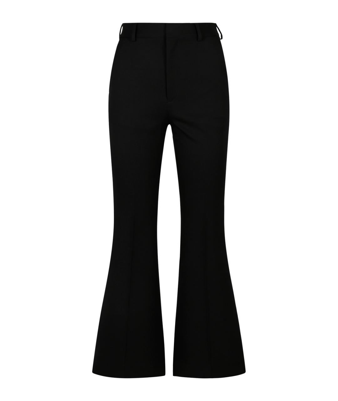 CELINE Черные шерстяные брюки широкие, фото 1