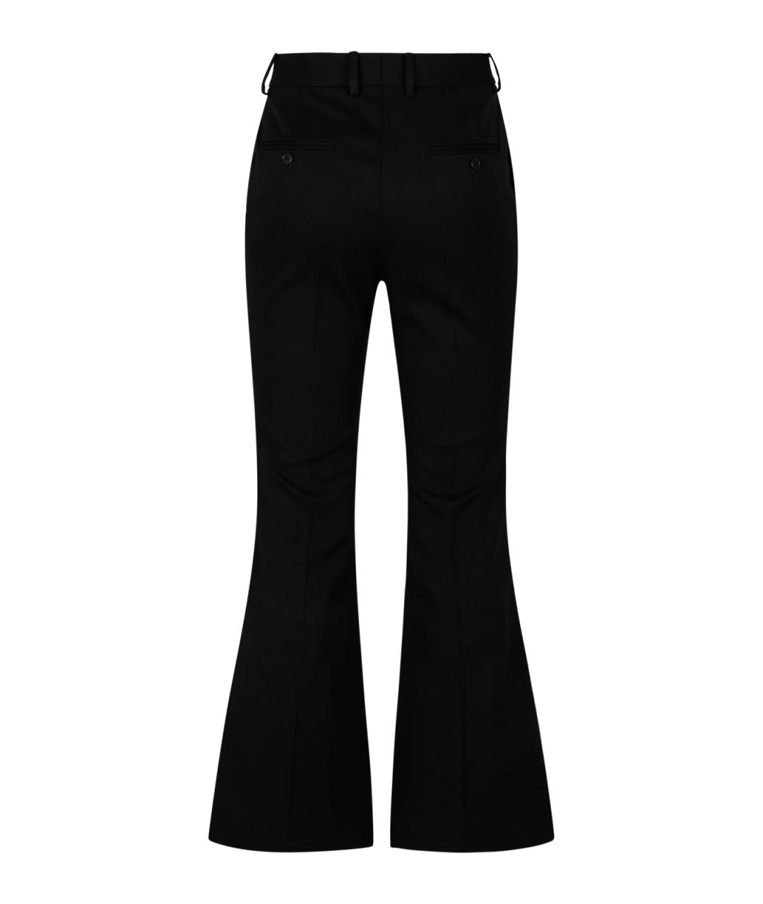 CELINE Черные шерстяные брюки широкие, фото 2