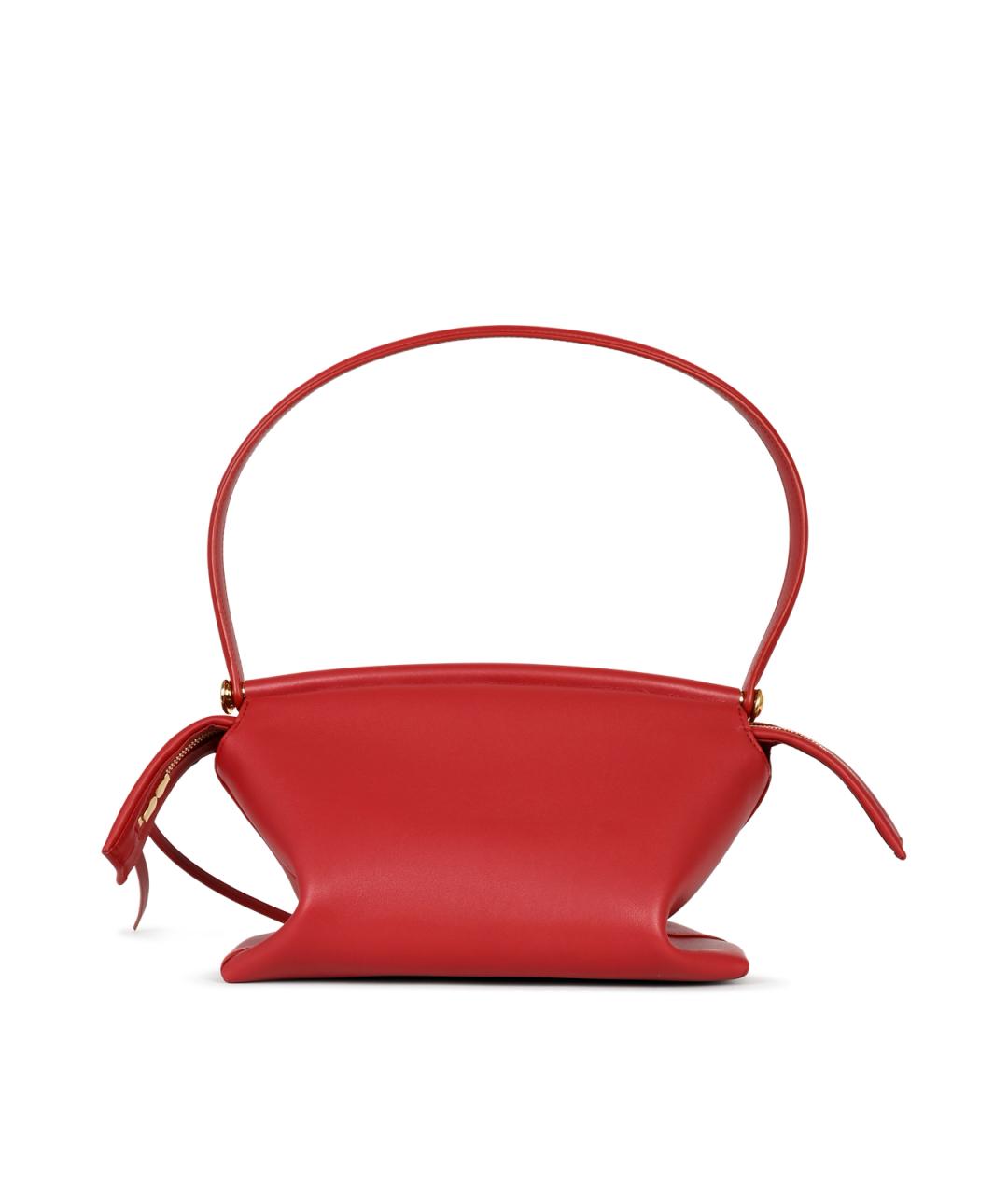 LOEWE Красная кожаная сумка тоут, фото 3