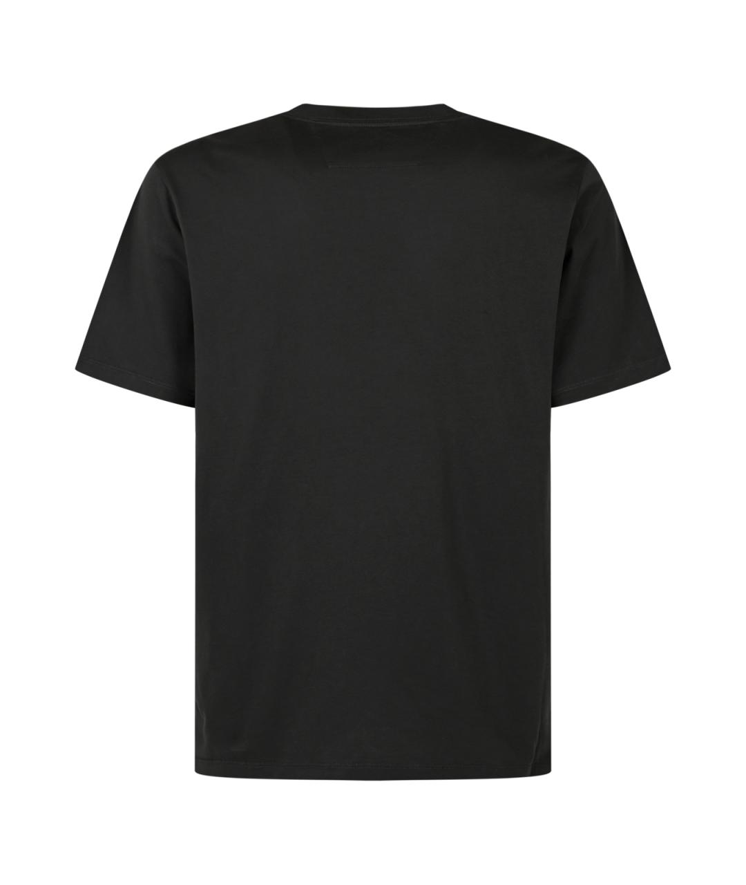CP COMPANY Черная хлопковая футболка, фото 2
