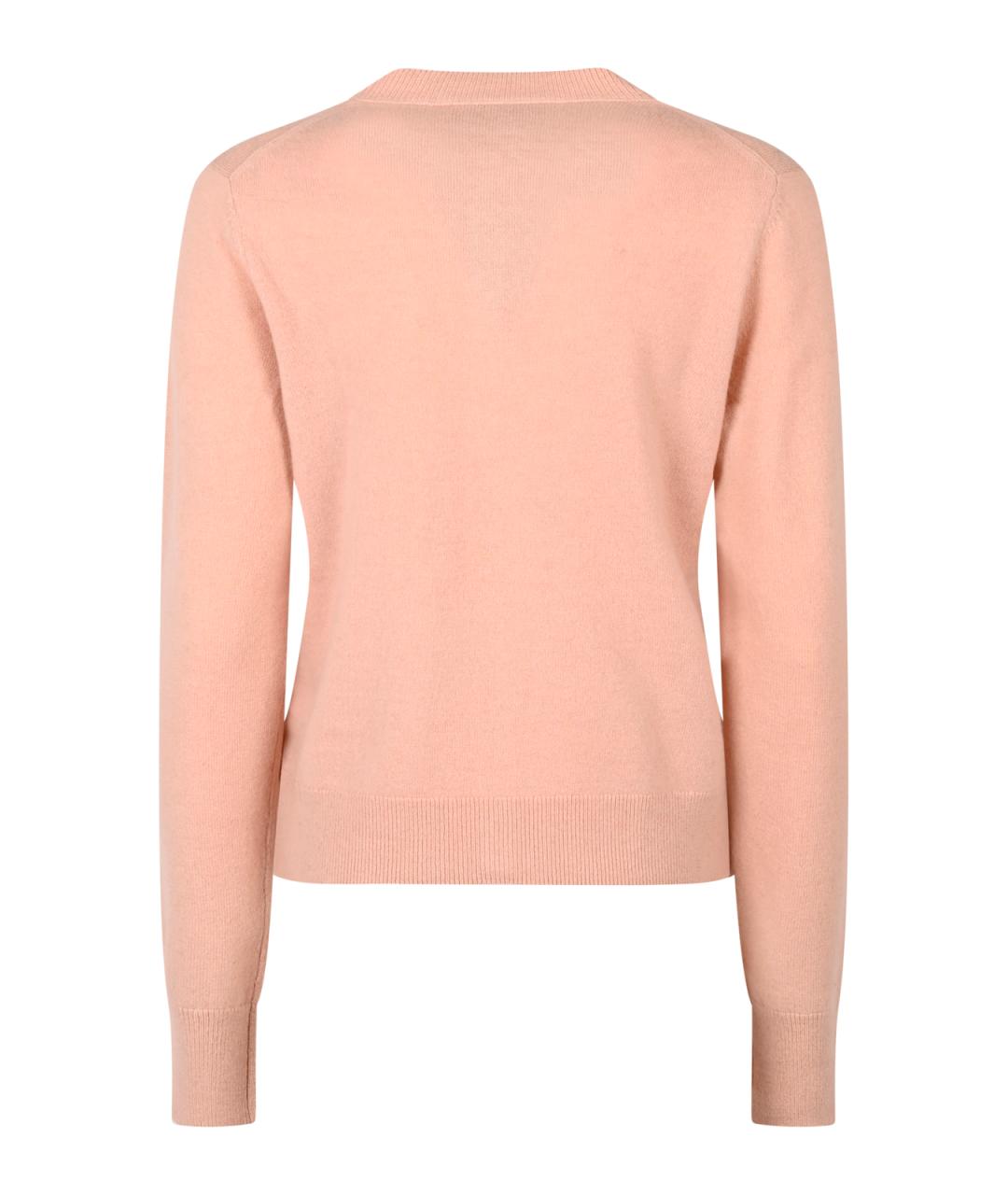 ACNE STUDIOS Розовый шерстяной кардиган, фото 3